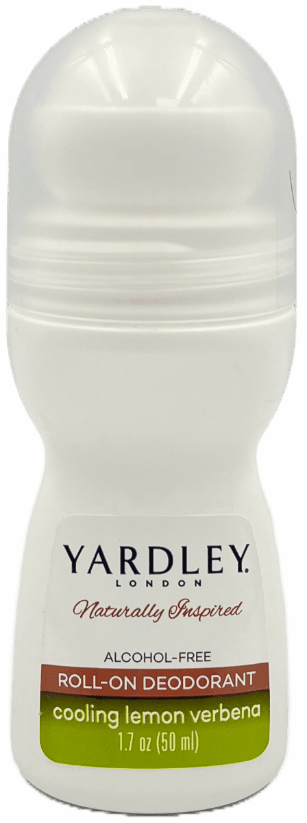 Yardley London Roll-On Deodorant – Cooling Lemon Verbena – 1.7 OZ