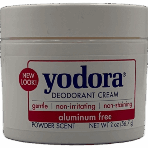 Yodora Deodorant Cream – Powder Scent – 2 OZ